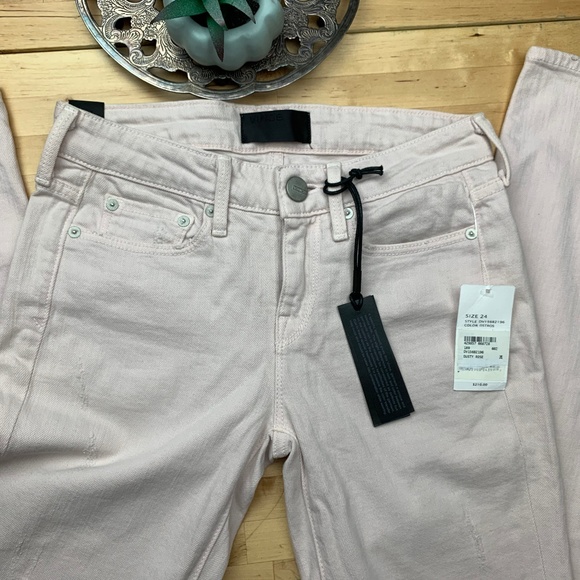 Vince Dylan Ankle Skinny Rose Pink Jeans - Picture 5 of 5